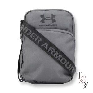 Under Armour Loudon Gray Crossbody Sling Casual Athleisure Travel Bag